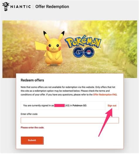 niantic redeem